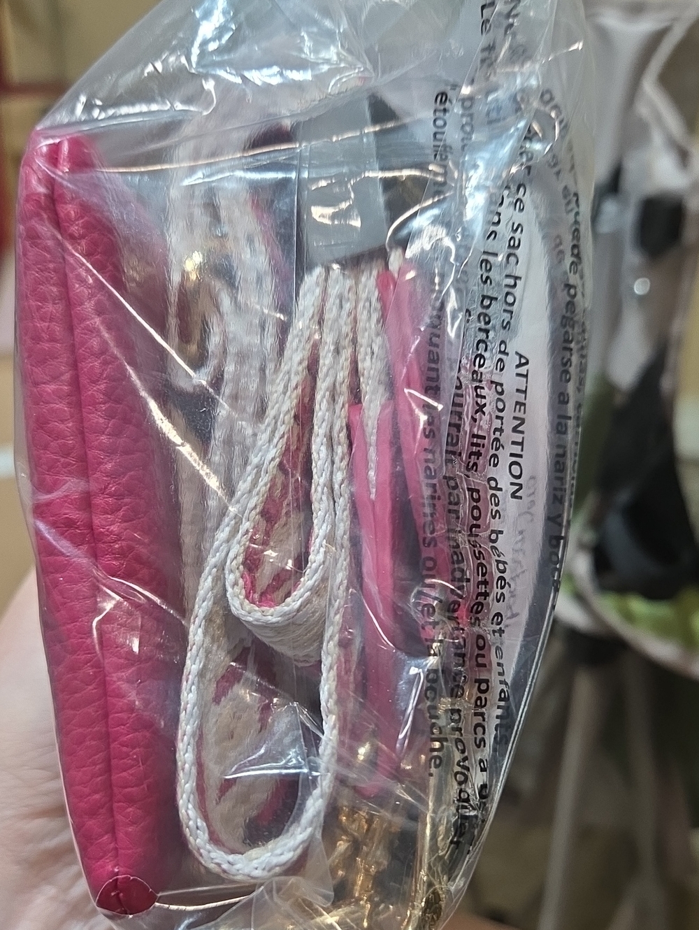 Save the Girls Crossbody Chain Pouch Clip Go Wallet - Picture 5 of 5